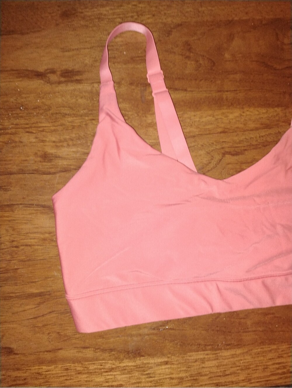 All in Motion Pink Adjustable Strap Sports Bra Size Large - Picture 7 of 8